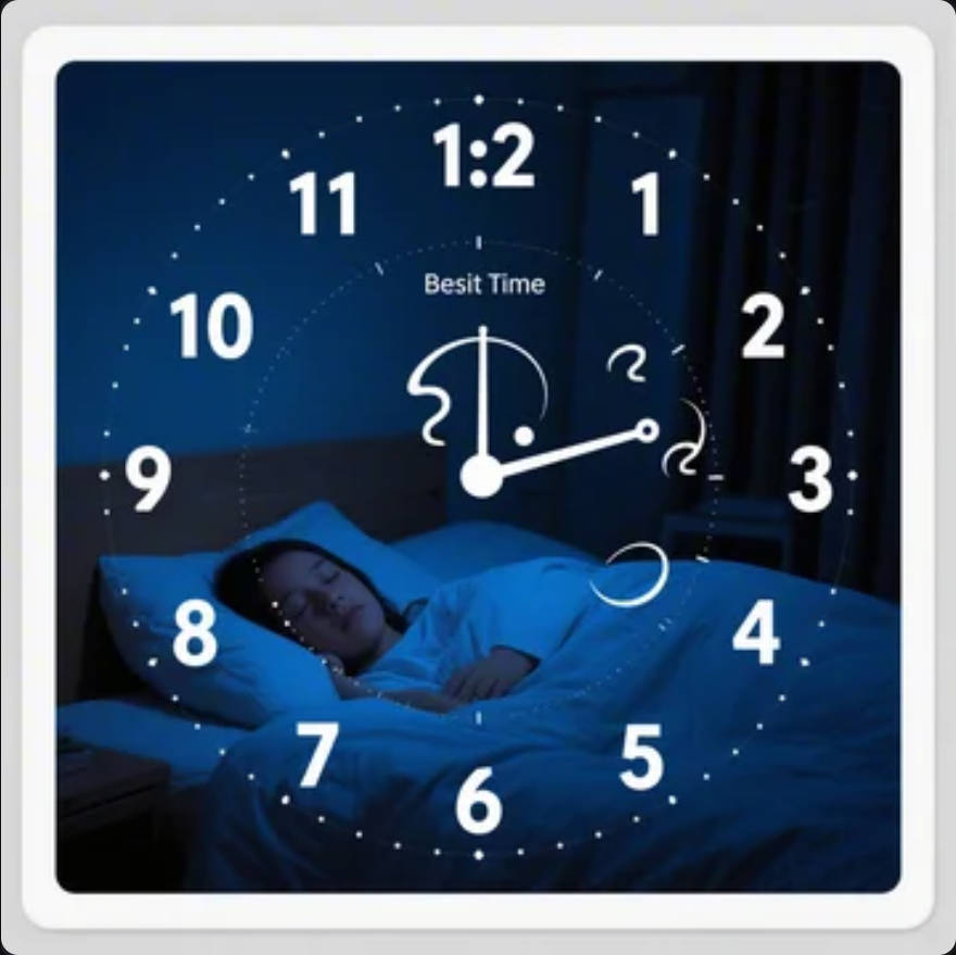 What time is the best time to go to bed at night? Arrange according to physiological rhythm and sleep cycle